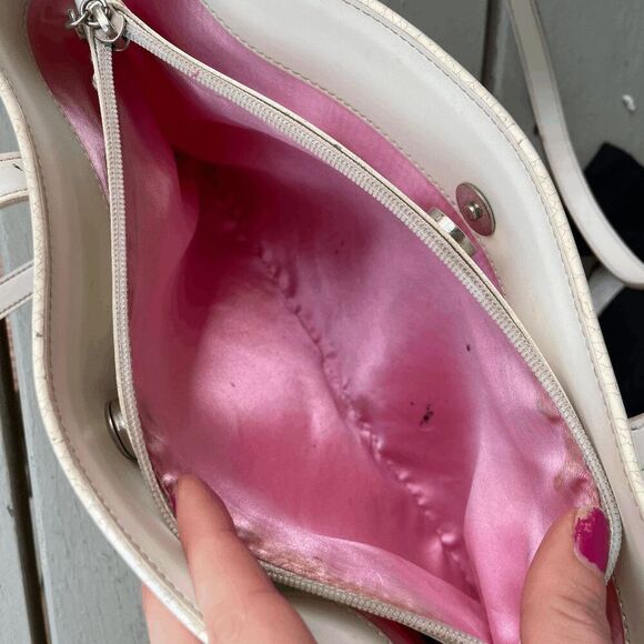 VTG Y2K Marilyn Monroe Magazine Print Vinyl Shoulder Bag – Retro Pop Art Glam - Picture 9 of 9